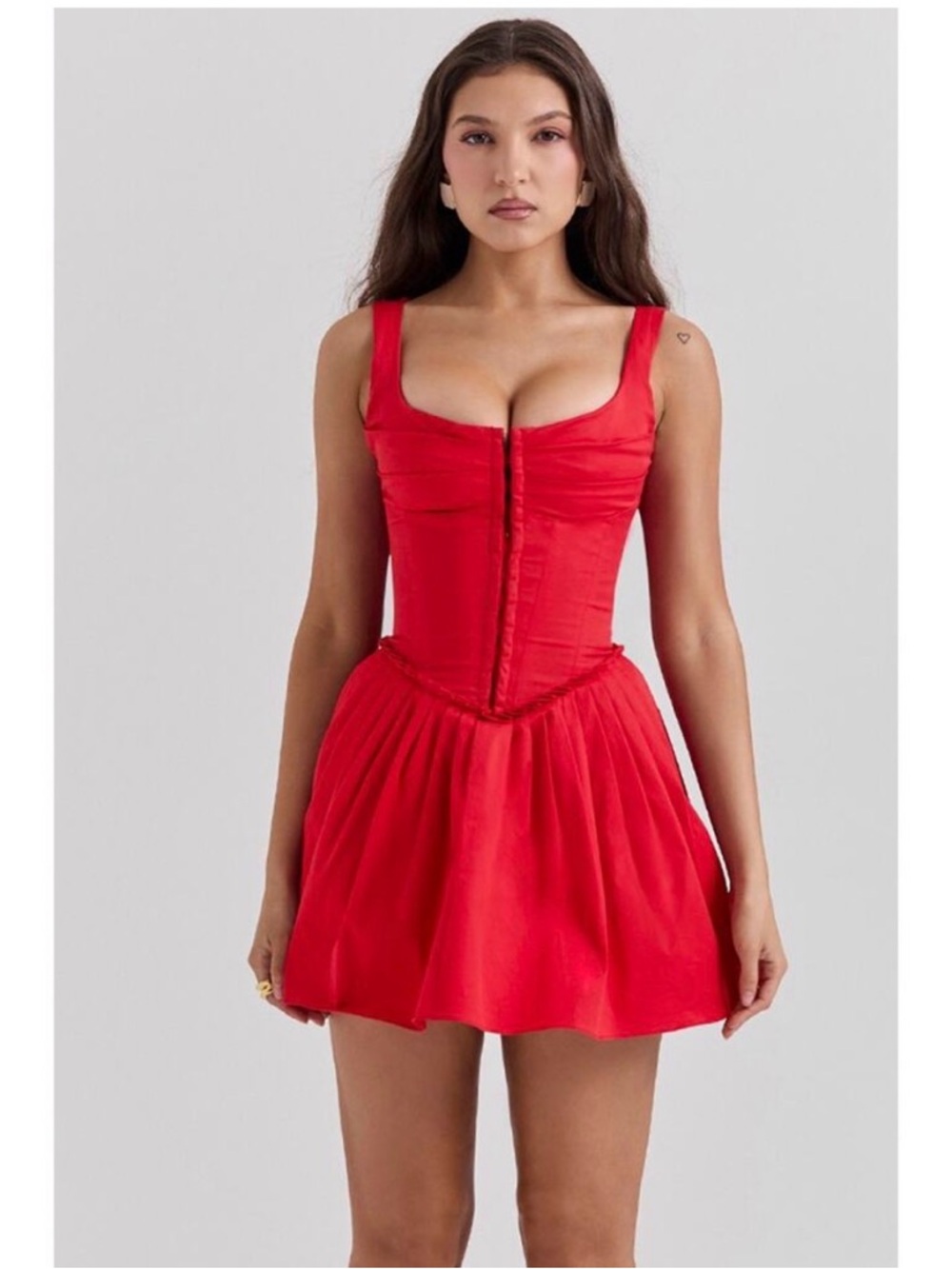 House of CB Cupid Scarley
Pleated Mini Dress